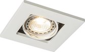 QAZQA qure - Moderne Inbouwspot - 1 lichts - L 100 mm - Wit - Woonkamer | Slaapkamer | Keuken