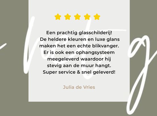 MuchoWow® Peinture sur verre 120x60 cm - Peinture sur verre acrylique - Texte - Geluk - Saisir le bonheur - Citations - Photo sur verre - Peintures