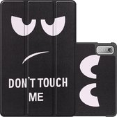 Hoesje Geschikt voor Lenovo Tab P11 (2e Gen) Hoesje Case Hard Cover Hoes Book Case - Don't Touch Me