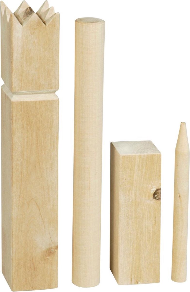 GOKI KUBB - Vikingschaakspel - Beukenhout - In Katoenen Zakje - 5 Jaar — afbeelding 8