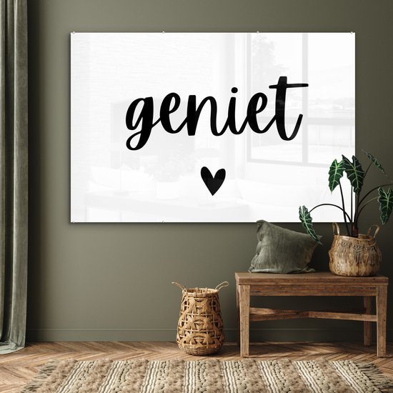Peinture sur Verre - Citations - Profiter - Proverbes - 150x100 cm - Peintures sur Verre Peintures - Photo sur Glas