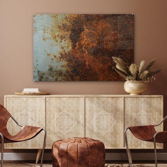 Peinture sur Verre - Plaques - Fer - Rouille - 120x80 cm - Peintures sur Verre Peintures - Photo sur Glas