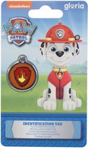 Naamplaatje voor halsband The Paw Patrol Marshall Maat M