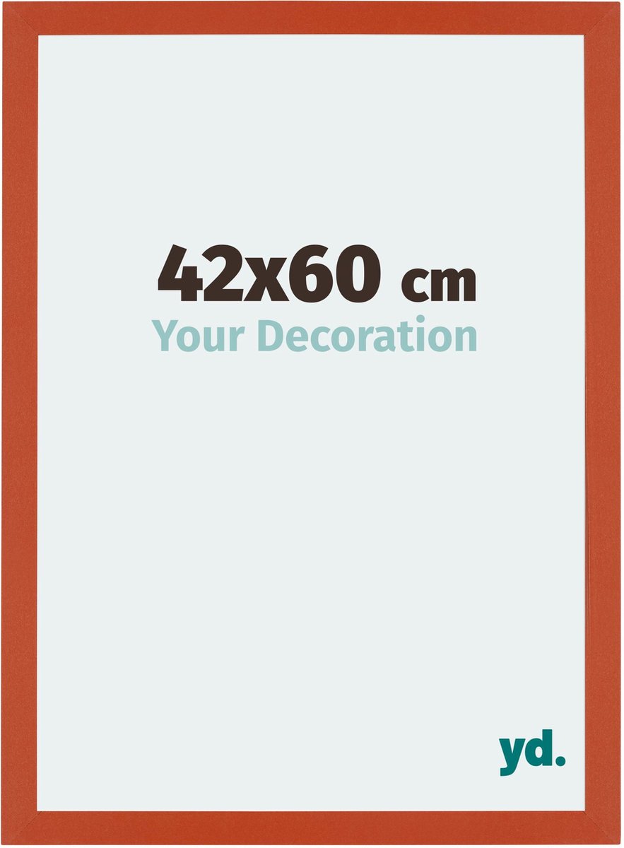 yd. Your Decoration - Fotolijst 42x60 cm - MDF - Oranje - Mura