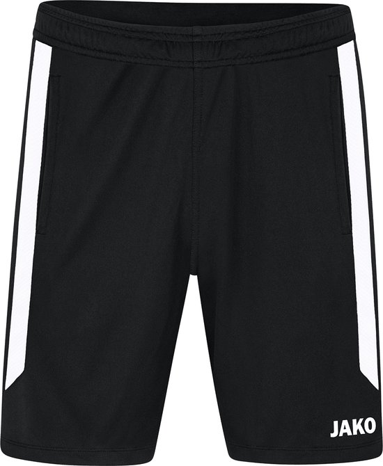 Jako Power Vrijetijdsshort Heren - Zwart / Wit | Maat: XL