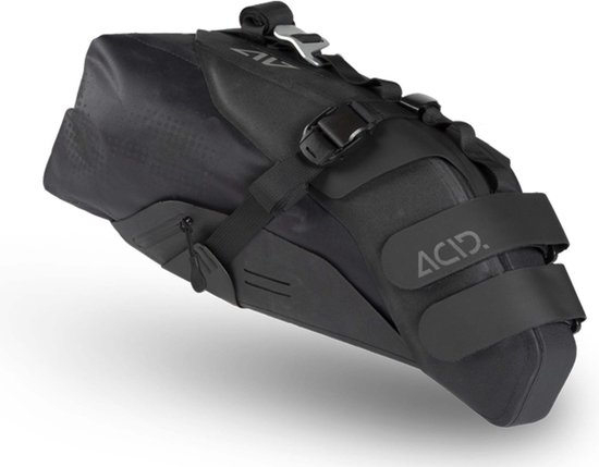 Foto: Acid zadeltas pack pro 11 waterbestendig slijtvast buitenmateriaal tpu inh 11l l40xb15xh15 cm zwart