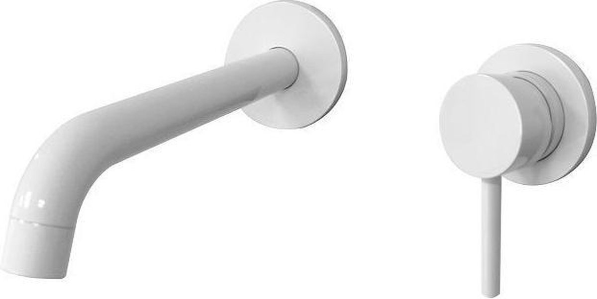 BD Ratee inbouw wandmengkraan BIANCO glans-wit