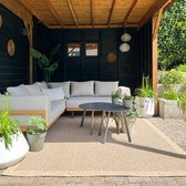 zomersale - Jute Buitenkleed - Outdoor - Beige/naturel 160x230cm - Mrcarpet