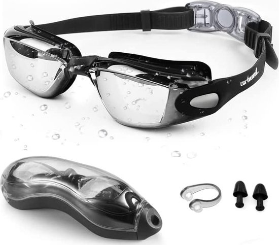 Lunettes de natation pour adultes, lunettes de natation anti-buée