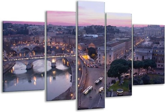 Peinture sur verre Villes | Violet, blanc, noir | 170x100cm 5 Liège | Tirage photo sur verre |  F002830