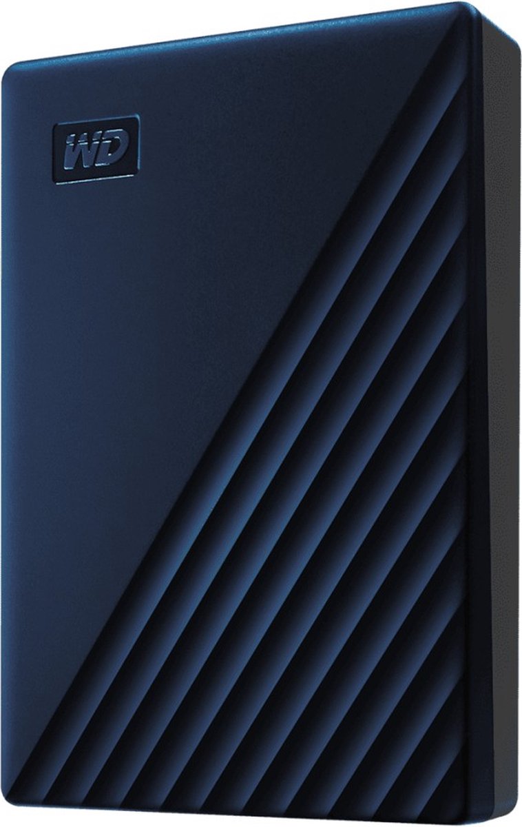 WD My Passport for Mac 5TB Type C Blauw