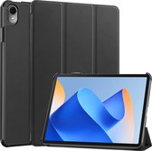 Case2go - Tablet hoes geschikt voor Huawei MatePad 11 (2023) - Tri-Fold Book Case - Auto Wake/Sleep functie - Zwart