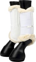 Le Mieux Fleece Edge Mesh Brushing Boot - White/Natural - Maat M
