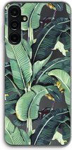 Case Company® - Hoesje geschikt voor Samsung Galaxy A14 hoesje - Bananenbladeren - Soft Cover Telefoonhoesje - Bescherming aan alle Kanten en Schermrand