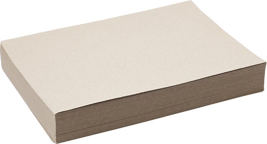 Recycled papier, A4, 210x297 mm, 100 gr, grijs bruin, 250 vel/ 1 doos |  bol.com