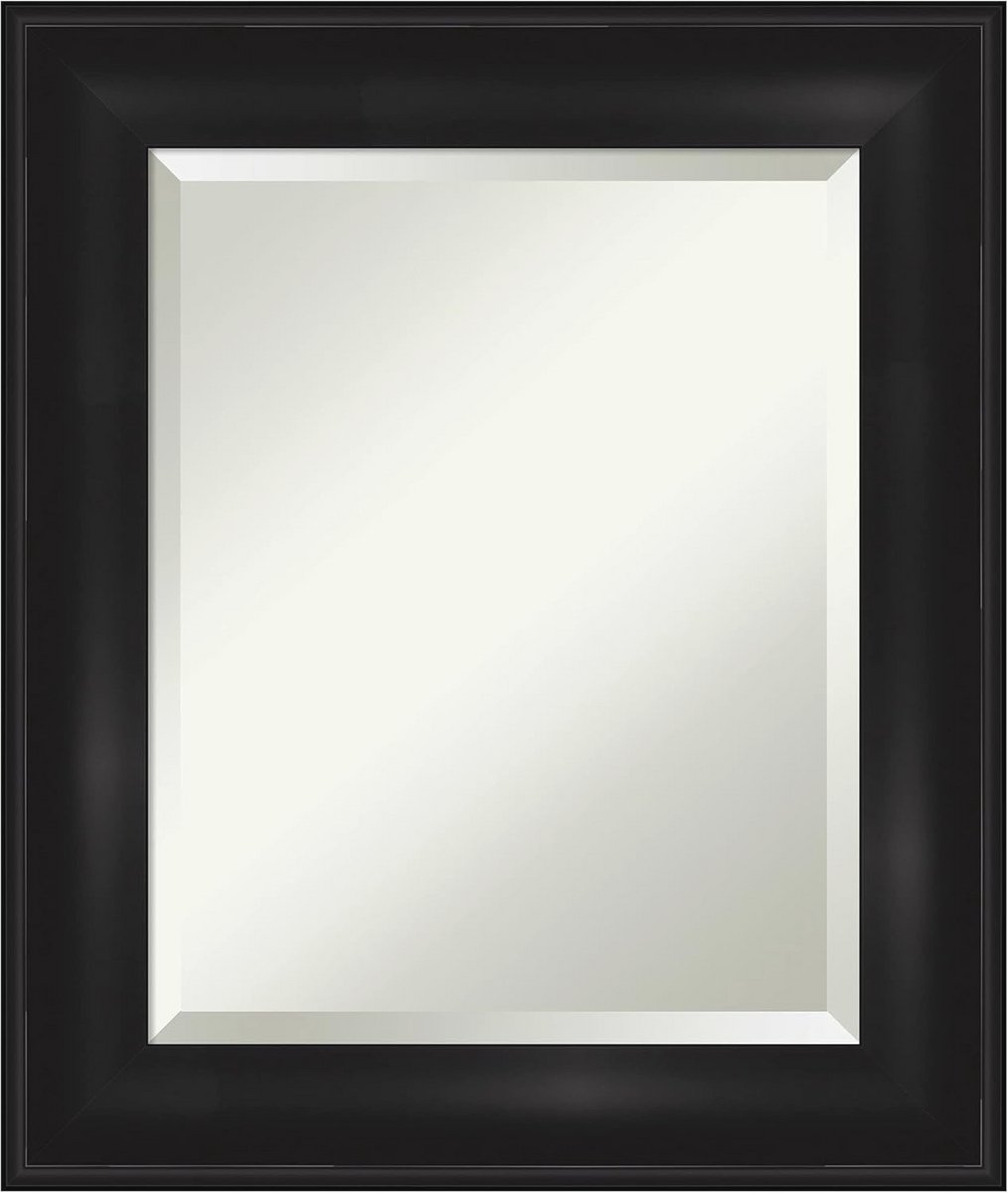 Wandgemonteerde Badkamerspiegel met Zwart Frame | 16x20 cm