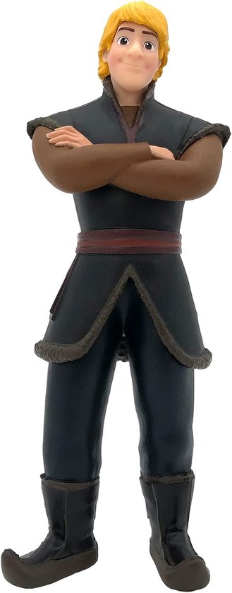 Bullyland 13516 – Speelfiguur en verzamelfiguur Kristoff uit Disney Frozen 2, ca. 4 × 10 × 6 cm – levensecht en detailrijk vormgegeven – ideaal als taartfiguur en klein cadeautje voor kinderen vanaf 3 jaar.
