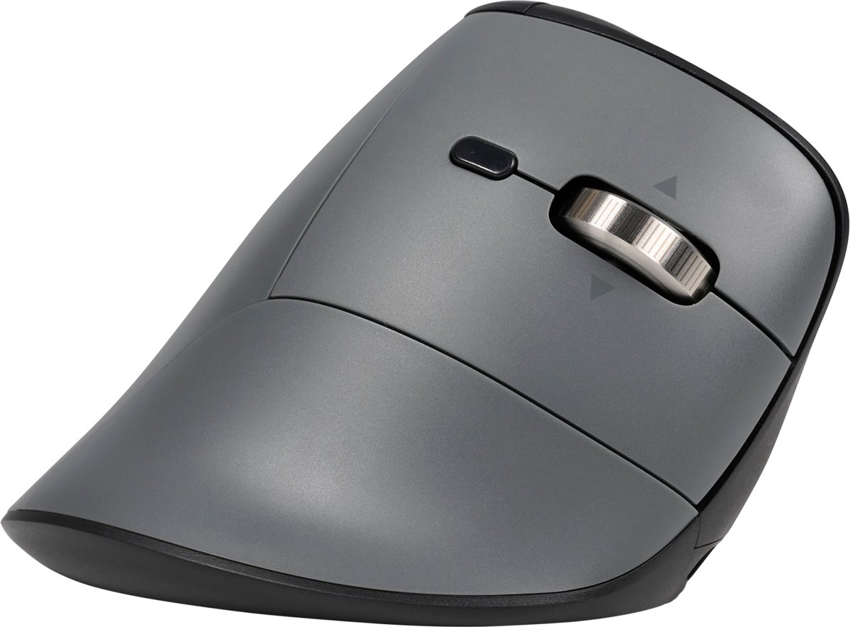 BakkerElkhuizen FastForward Pro 3-Mode Ergonomische Verticale Muis – Hyperscroll – Bluetooth / 2.4G / USB