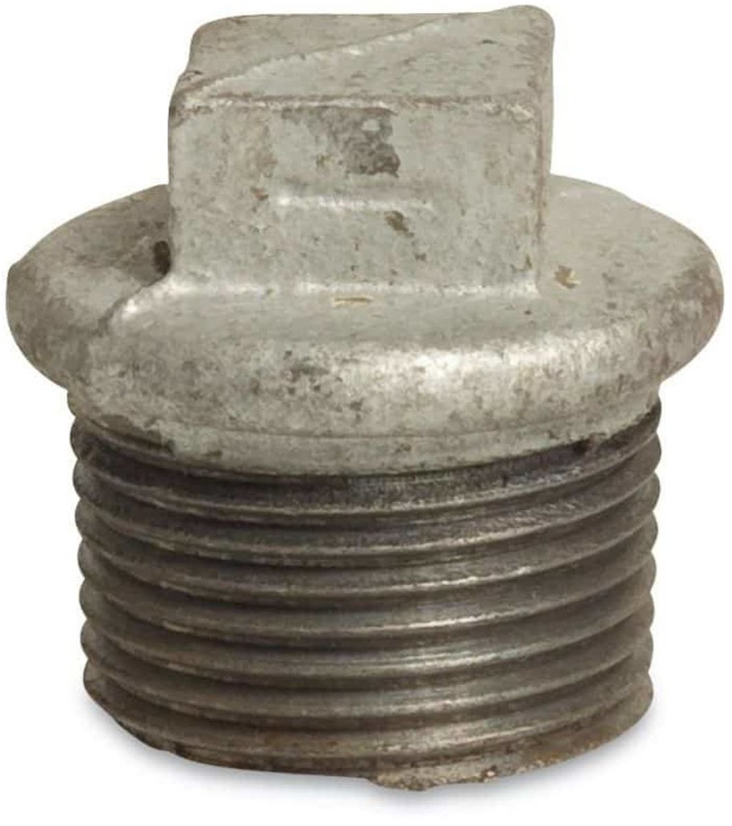 Draadfitting Gietijzer Stop 3/4" AG