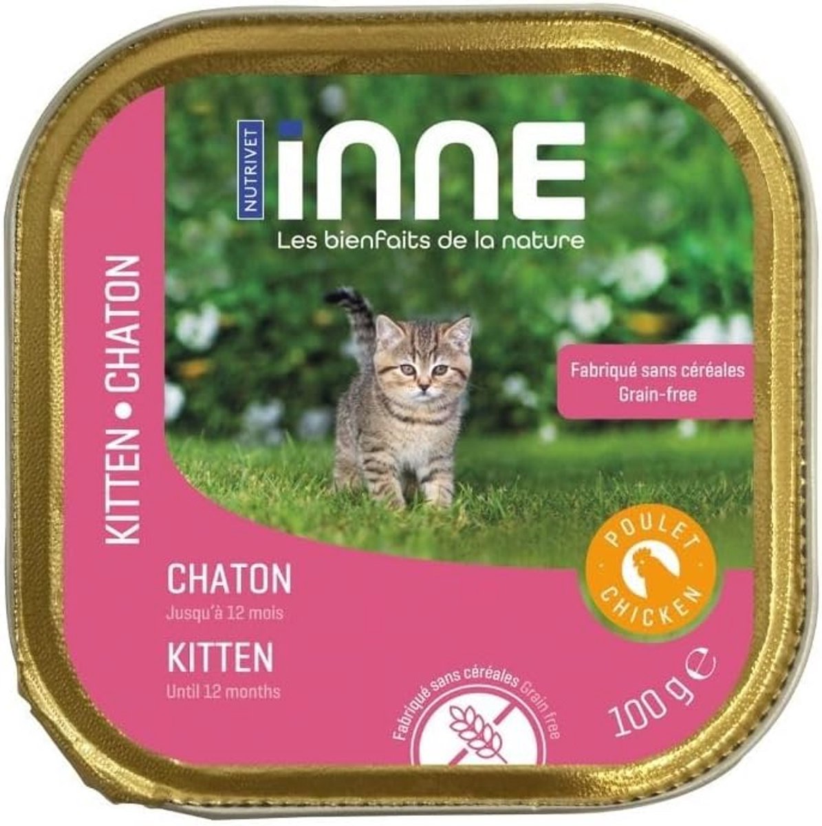 Terrine voor Kitten met Kip - 100g