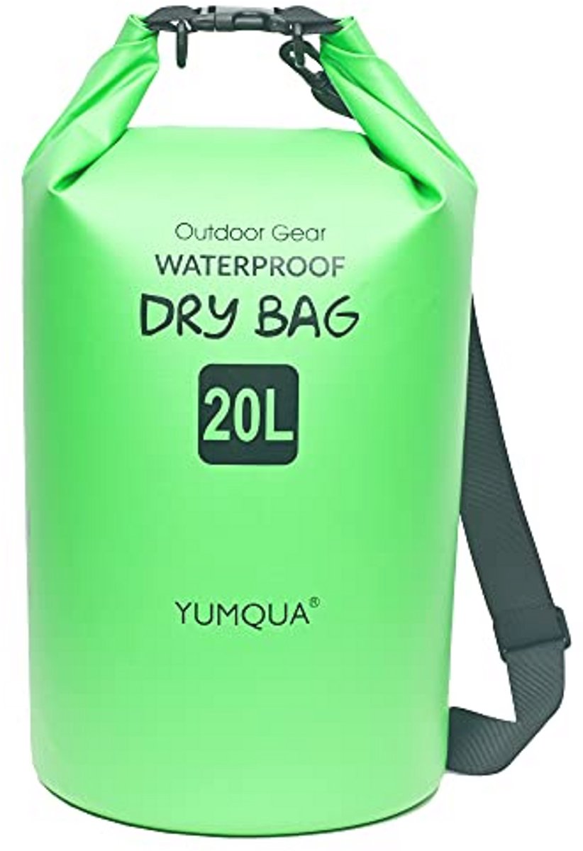 Waterdichte tas voor kajakken, raften, kamperen en meer - Verkrijgbaar in 5L, 10L, 20L, 30L en 40L