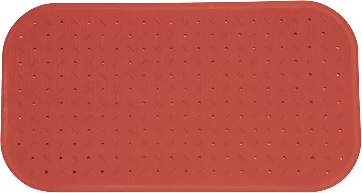 Antibacteriële Antislip Douchemat met Zuignappen – Veilig en Wasbaar, 36 x 97 cm, Blauw met Rozengeur
