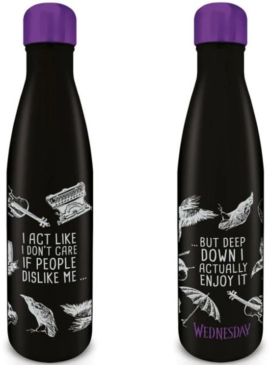 Metal bottle 540 ml Wednesday van MET — afbeelding 2