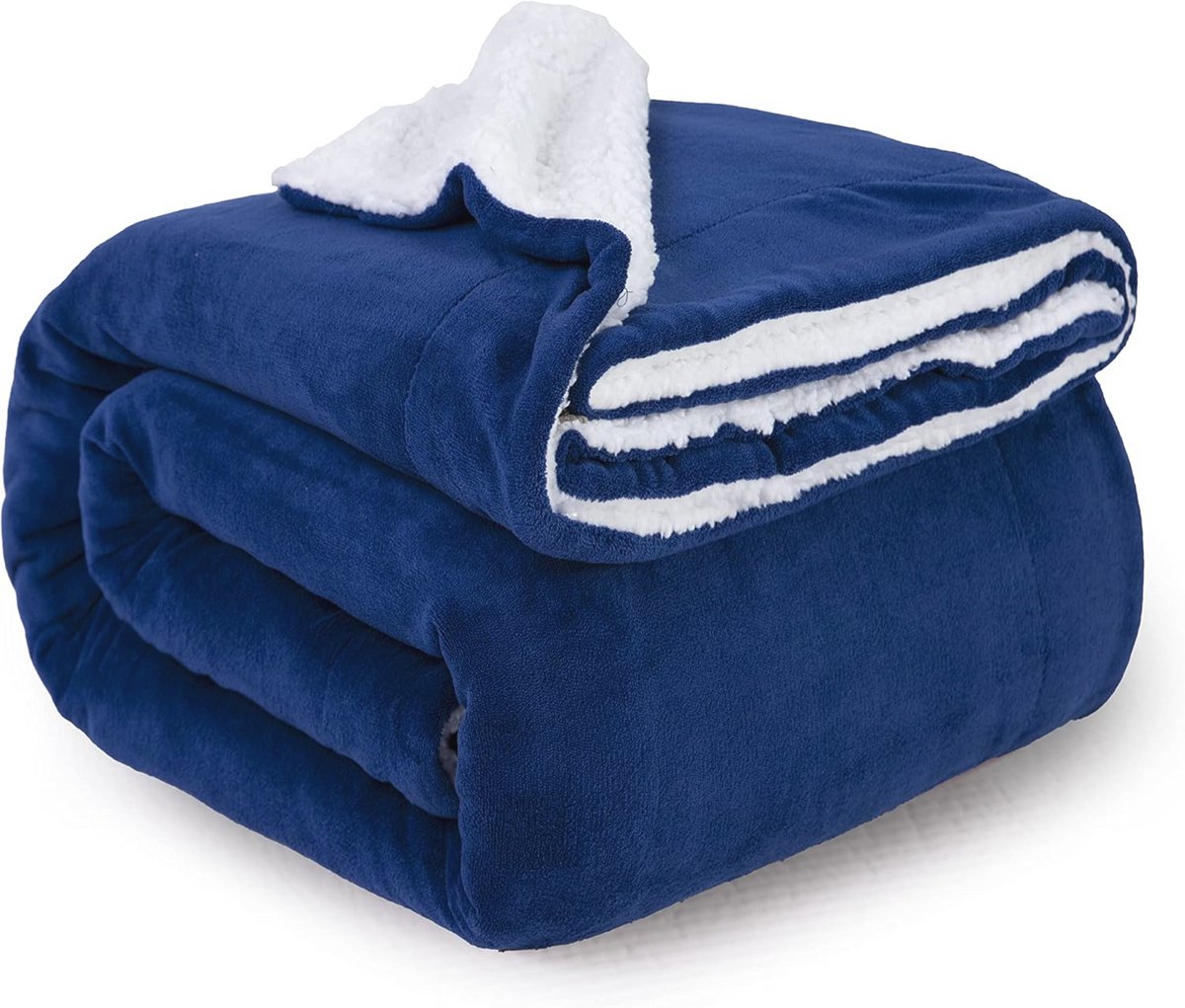 Zachte Sherpa Fleece Deken 150x200cm – Warm en Knuffelbaar voor Sofa en Bed