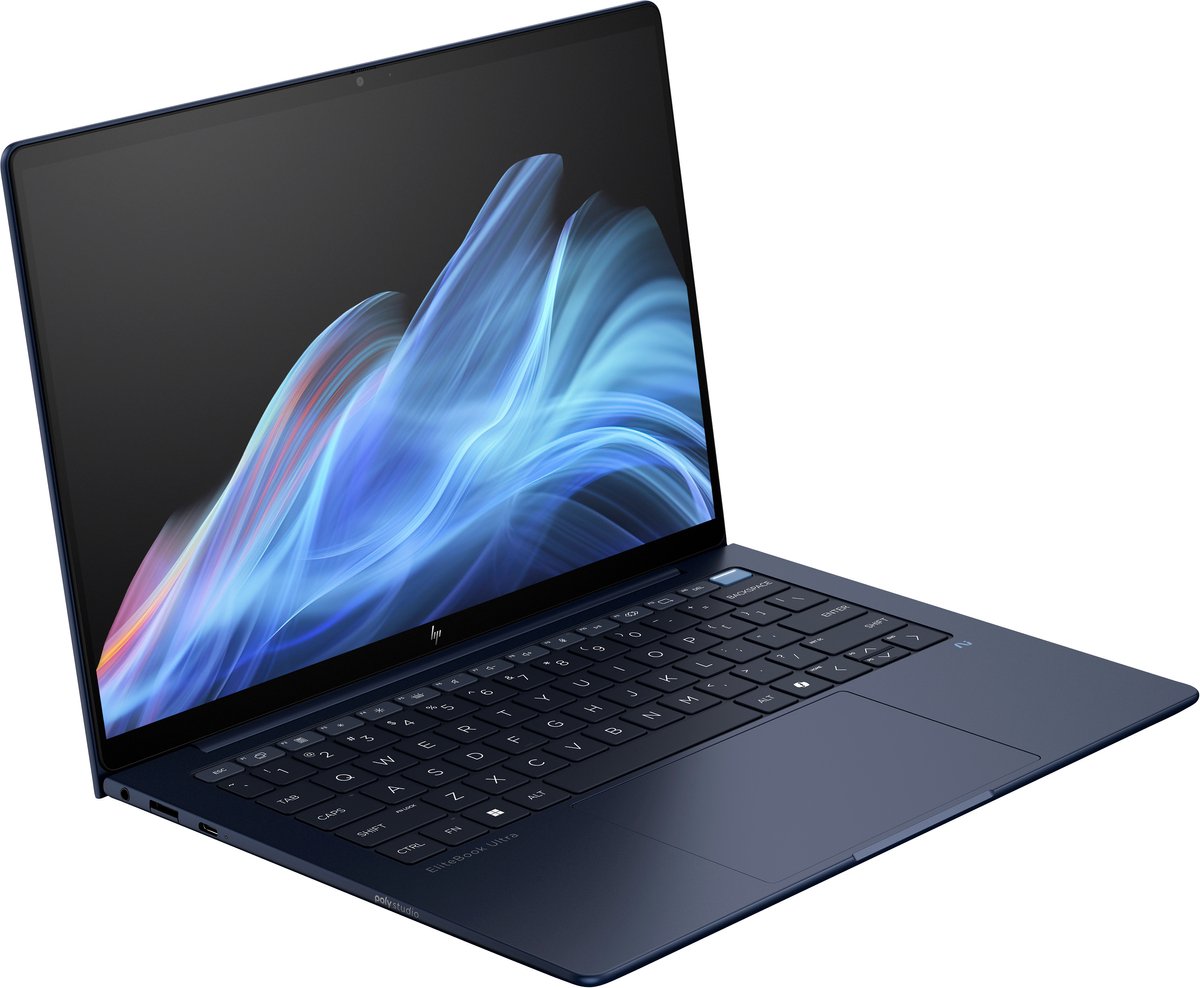 HP EliteBook Ultra G1i 14 inch Notebook Next Gen AI PC Copilot+ PC Intel Core Ultra 7 258V Laptop 35,6 cm (14") Touchscreen 2.8K 32 GB LPDDR5x-SDRAM 512 GB SSD Wi-Fi 7 (802.11be) Windows 11 Pro Blauw thumbnail 5