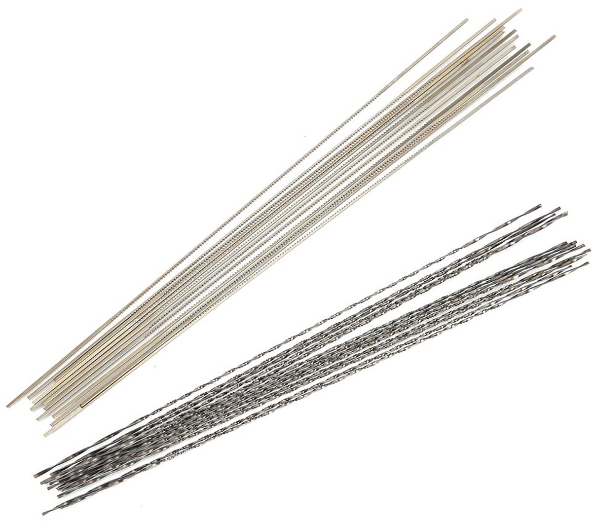 12pcs Tungsten Steel Jewelry Blades - Spiral Washsaw Blades - Figure Saw Carving Tool voor Jewelry Saw Blade Accessoires en Gereedschap