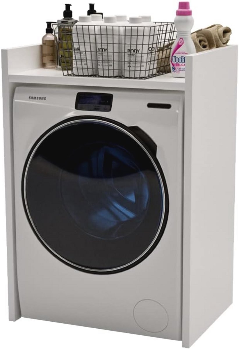 Bovenbouwkast voor Wasmachine en Droger - Modern Badkamermeubel in Diverse Kleuren - 62 x 66 x 97 cm
