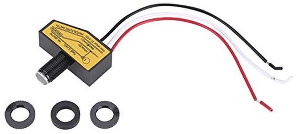 Mini fotocel schakelaar 12V 24V 36V 48V - Optische lichtsensor met AAN UIT functie