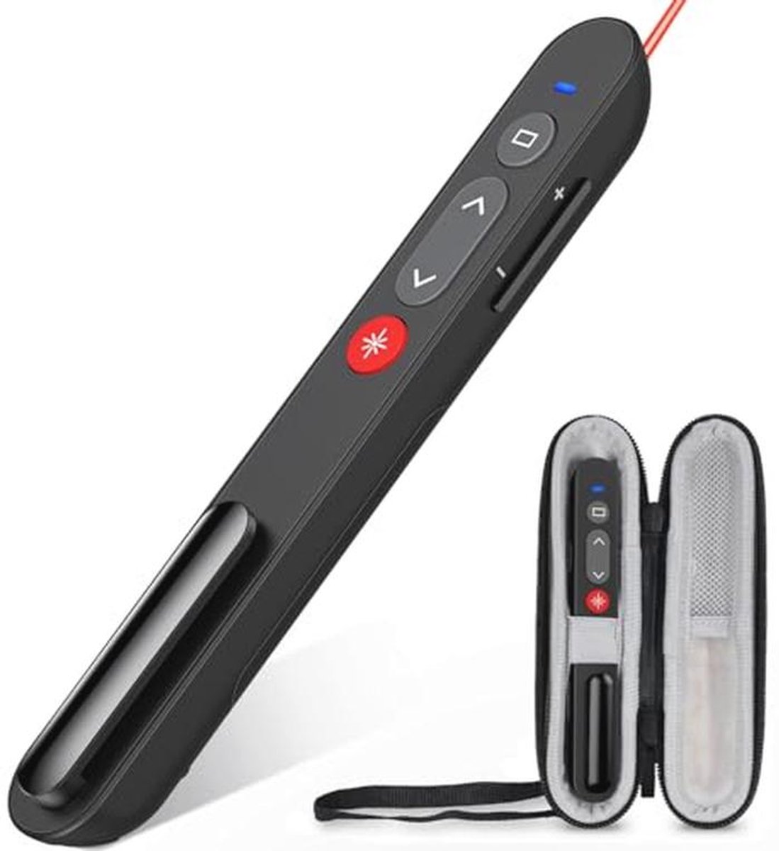 Draadloze Presentatie Clicker met Hyperlink en Volumeregeling voor PowerPoint, Mac, Laptop en Google Slides