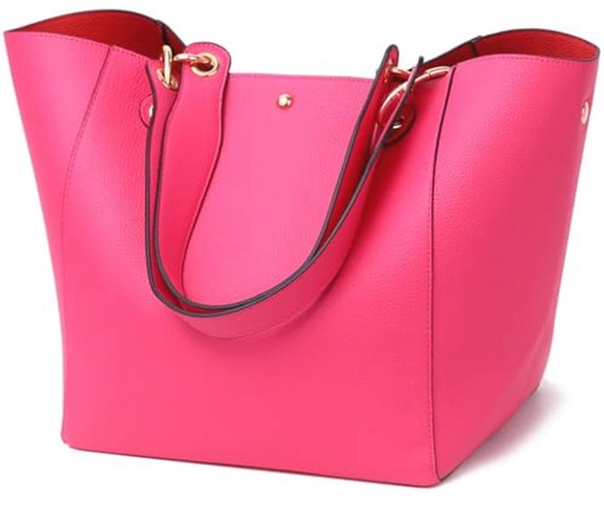 Dames Crossbody Tote Bag - Stijlvolle Hobo Schoudertas van Leer met Korte Hengsels