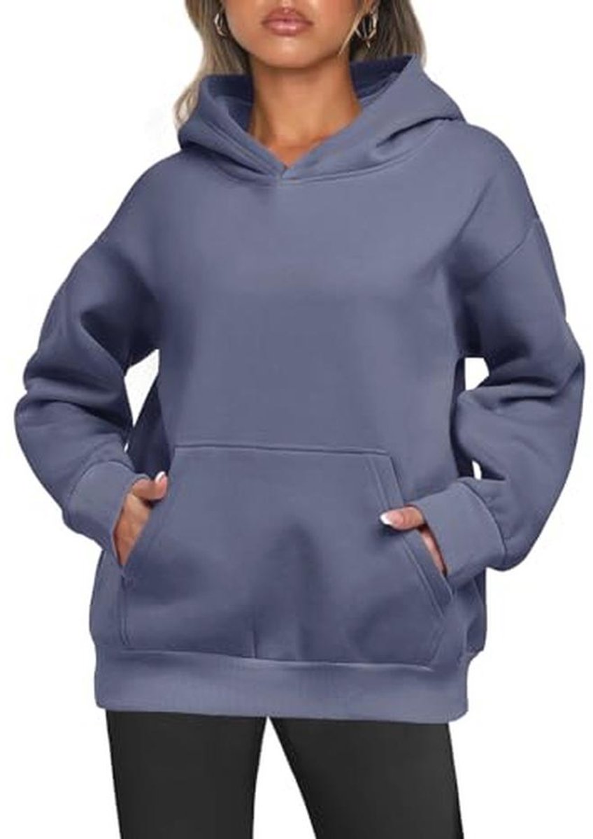 Dames Sweatshirt met Capuchon - Oversized, Warm en Elegant