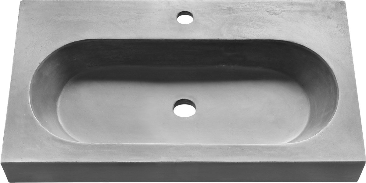 Differnz Somero wastafel - beton - 60 cm - grijs
