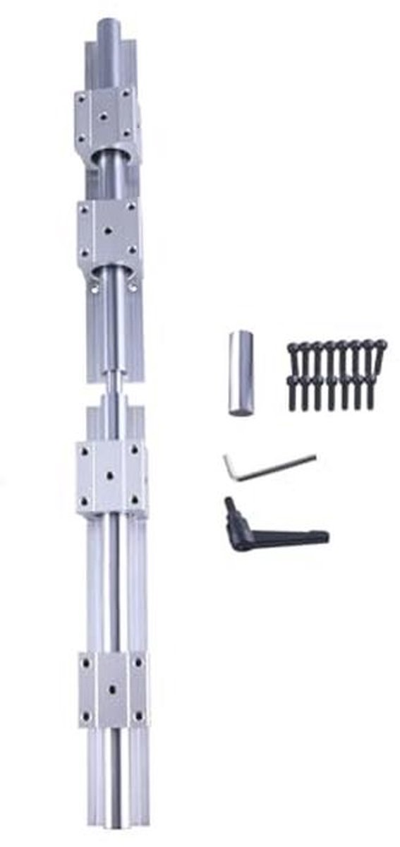 Lineaire geleiding SBR16 3000 mm met glijrails en lagerblokken voor 3D-printer