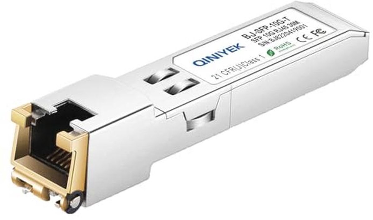 SFP+ naar RJ45-module 10Gbase-T Mini Gbic Zendontvanger