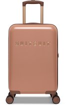SUITSUIT Handbagage koffer 55x35x20 - Handbagage trolley - Lichtgewicht koffer - Reiskoffer - Veilig TSA cijferslot - Fab Seventies koffer Italian Clay - Rood