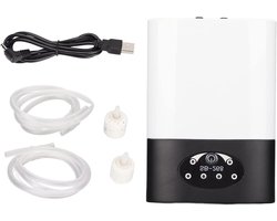 Luchtpomp voor Aquarium - Oplaadbaar USB - Draagbaar - Bubbels Zuurstof - Stil - Luchtstenen - Beluchter voor Fish Tank - Outdoor Vissen - Vis Transport - Stroomuitval - Zuurstof Pomp
