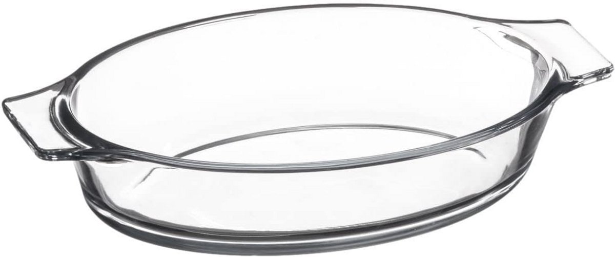 Set van 6 Ovale Glazen Schalen - Kleine Serveerschalen voor Snacks en Dips