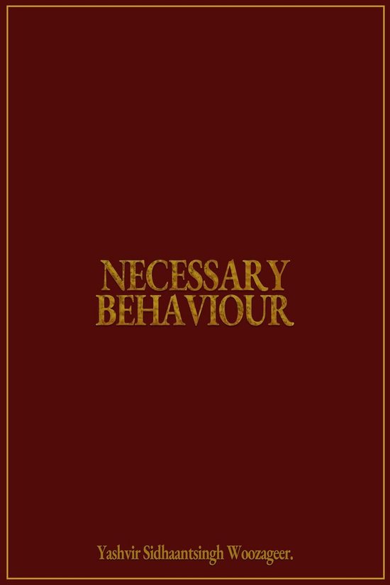 Necessary Behaviour - cover