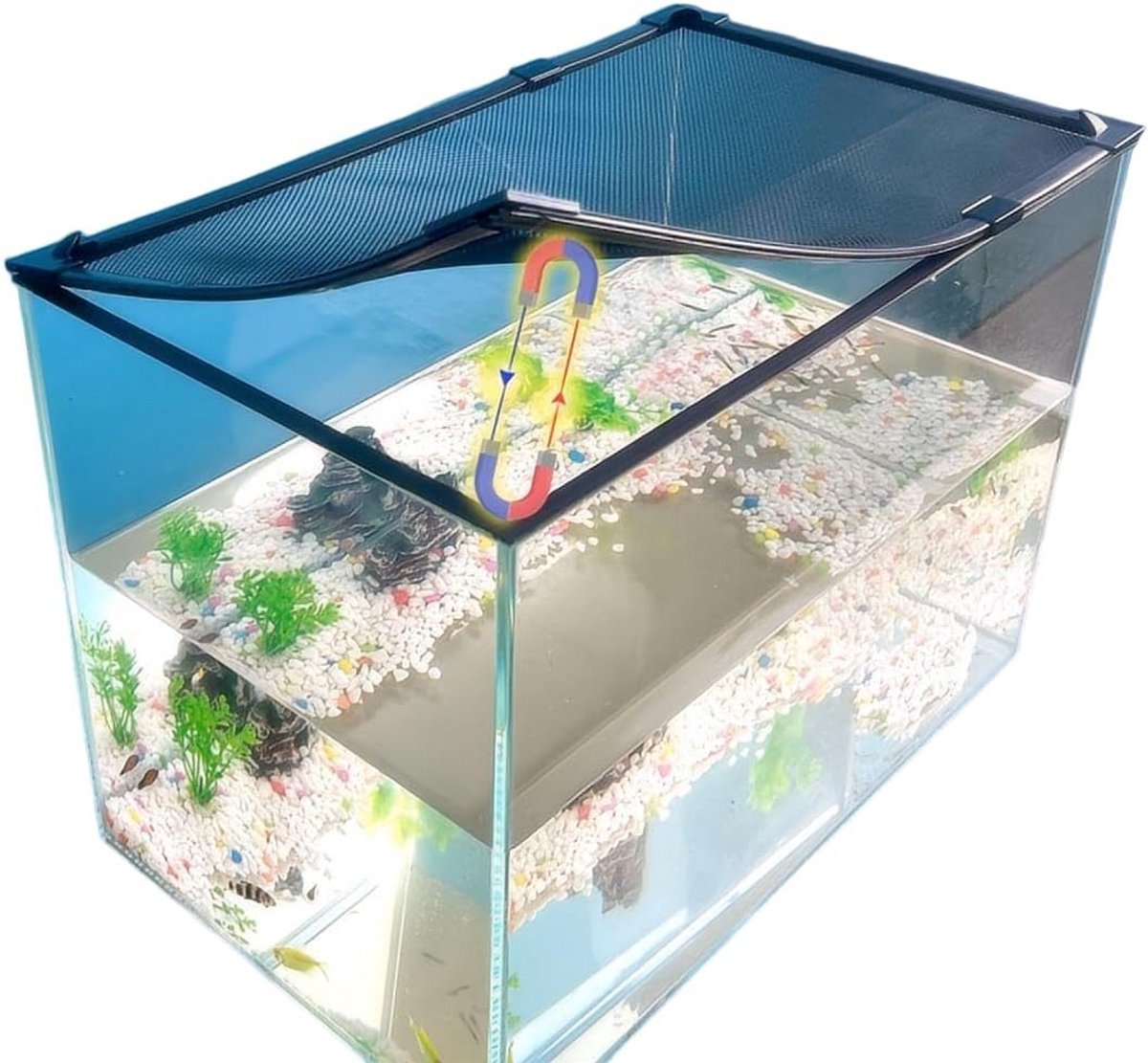 Magnetisch Deksel voor Aquarium - Voorkomt Ontsnappingen - Universele Maat