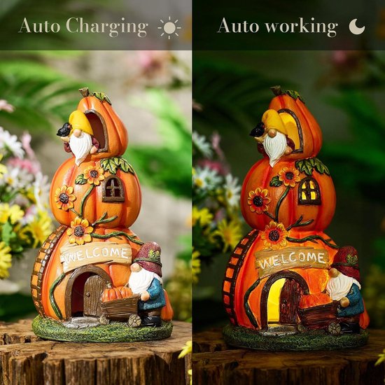 TERESA'S COLLECTIONS 16,5 cm figuur lieveheersbeestje ornament feeënerin tuin zonne-energie, accessoires voor buiten, figuur van steen lieveheersbeestje en steen als cadeau voor kinderen