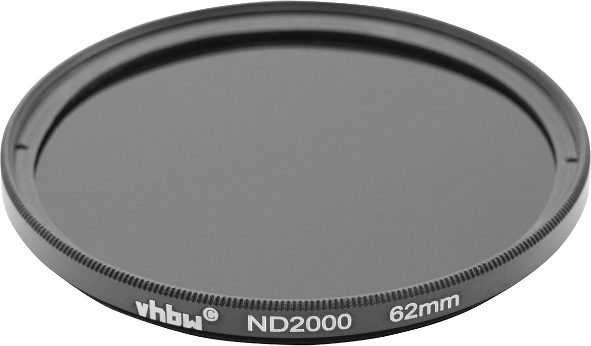 ND2000 Grijsfilter 62mm voor Digitale en Analoge Camera's - Sterk Lichtreducerend Glas