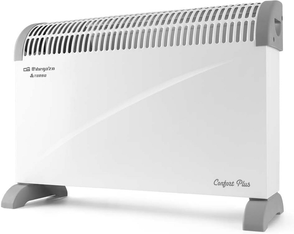 Krachtige Convector Kachel 2000W met Turbo-functie en Thermostaat - Wit
