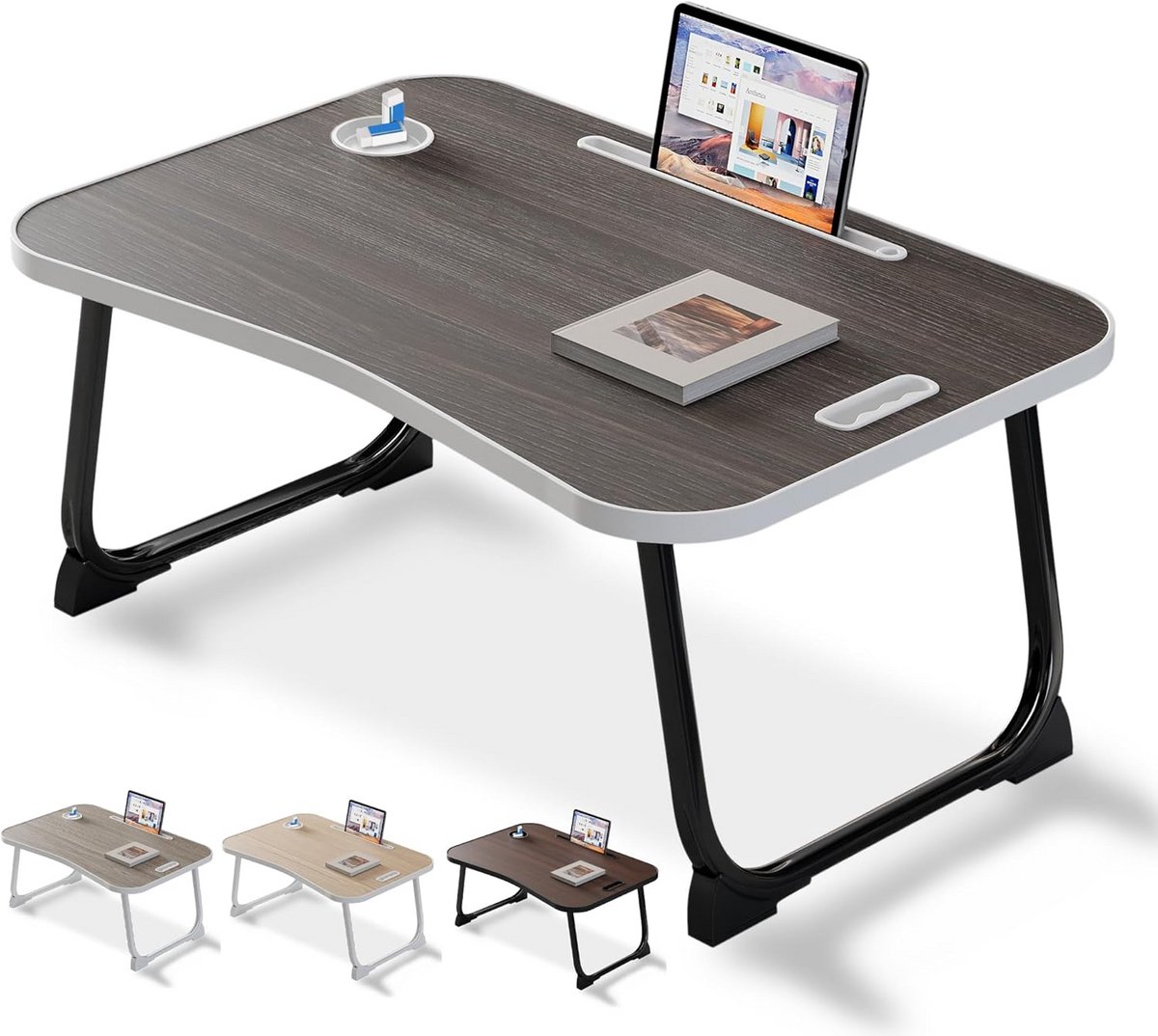 Verstelbare Laptop Tafel voor Bed en Bank - Draagbaar Bureau voor Eten en Werken