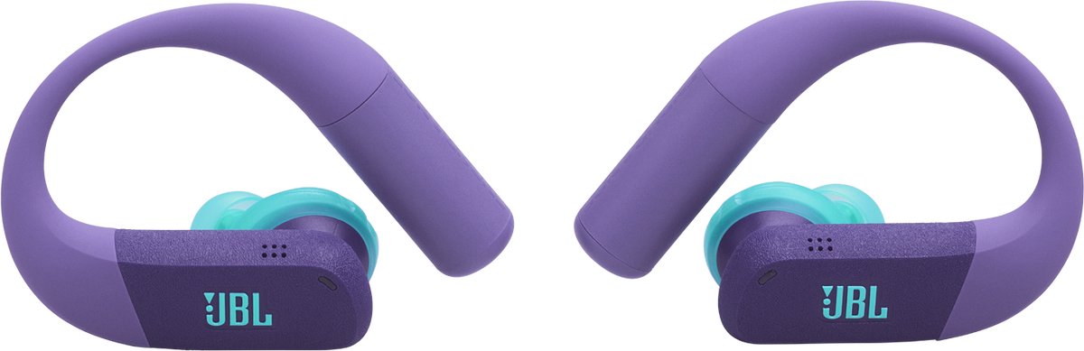 JBL Endurance Peak 4 - Sport Oordopjes - Draadloos Bluetooth - In ear - Oortjes met Oorhaak - Hardlopen - 48 uur - IP68 - Waterbestendig - Paars