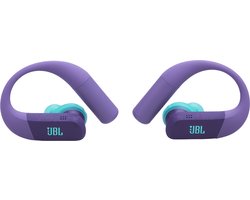 JBL Endurance Peak 4 - Sport Oordopjes - Draadloos Bluetooth - In ear - Oortjes met Oorhaak - Hardlopen - 48 uur - IP68 - Waterbestendig - Paars