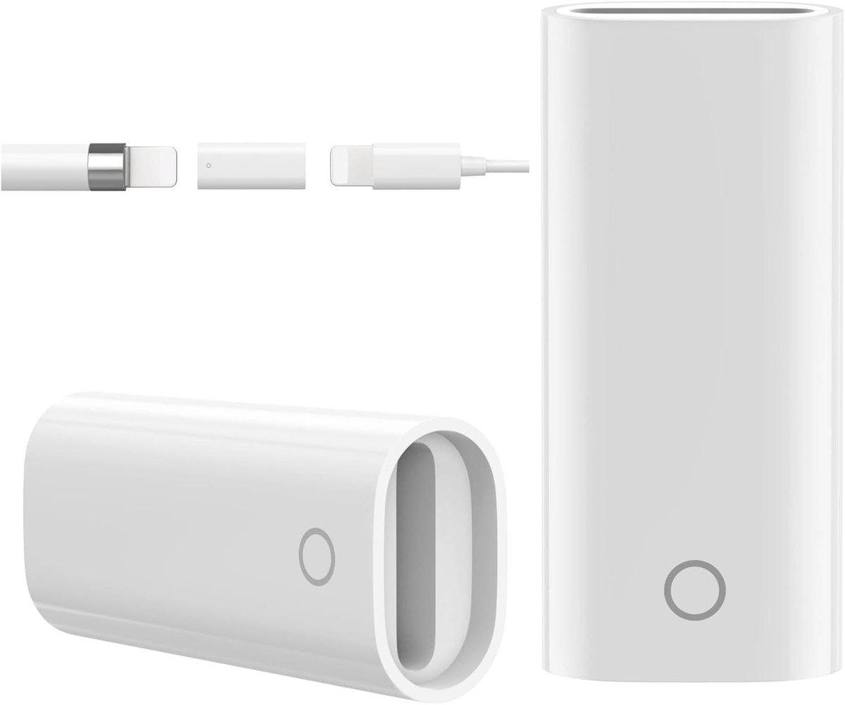 Oplader voor Stylus Pen, Geschikt voor iPad Air, iPad Mini, iPad Pro - Wit (2 Stuks)
